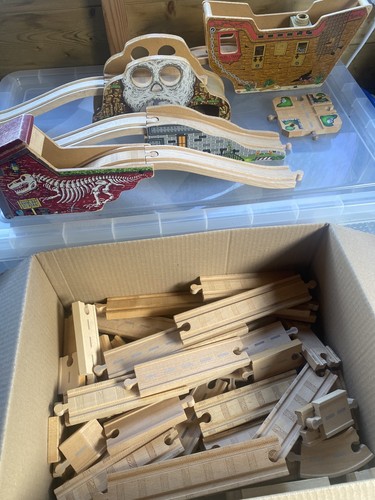 Wooden railway thomas - wooden, learning