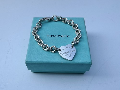 Tiffany silver heart tag - co.,