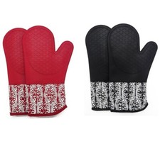Set of 2 Oven Gloves Kitchen