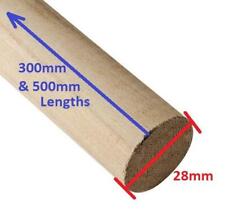 28mm Wooden Dowels Timber Pole Wood working Joining Length 30cm 50cm