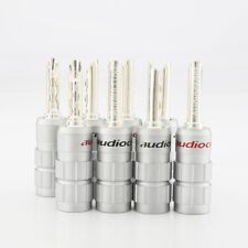 8X Silver Plated Hifi Audio