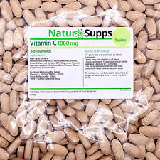Vitamin C 1000mg with Bioflavonoids Tablets –  Vegetarian Vegan NaturSupps