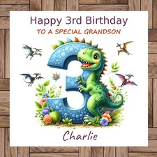 Personalised Dinosaur 3rd