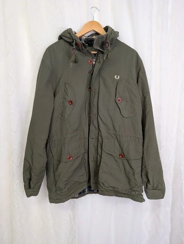 Fred perry mens parka jacket - fred,