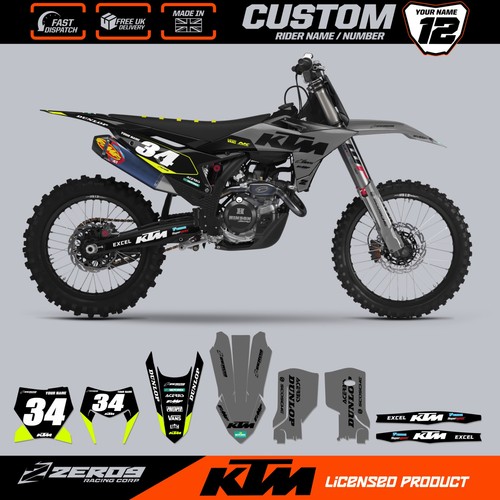 Ktm motocross graphics - graphics,, custom