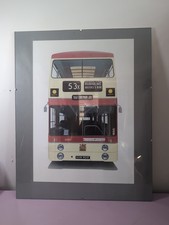 Leyland Atlantean Double-decker Framed Print Wall Hanging Bus Memorabilia BU14