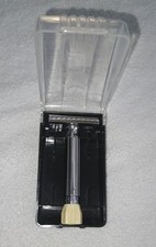 Merkur Progress Short Handle Adjustable DE Safety Razor with Case !!