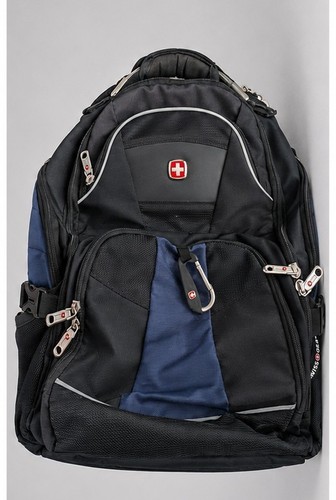 Swissgear backpack black blue - backpack, black/blue