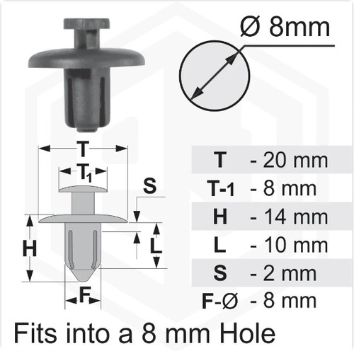 Fit mitsubishi 10x 8mm - mitsubishi,
