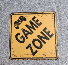 Game zone gamesroom signage - game,