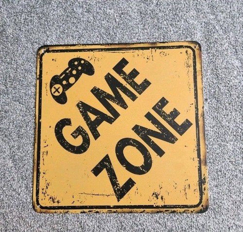 Game zone gamesroom signage - zone,