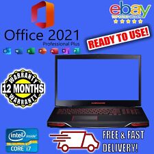 Alienware M17X R3 17.3" Inch Win 10 i7 16GB RAM 128GB 640GB SSD Gaming Laptop