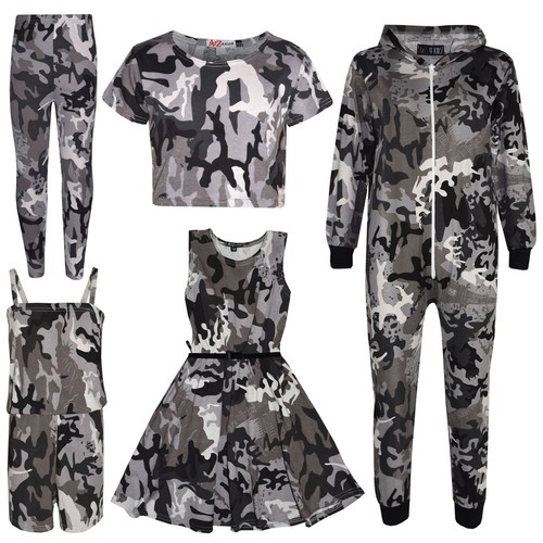 Girls top kids camouflage - girls,