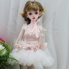 1/4 BJD Doll Full Set Resin SD Ball Jointed Doll Eye Elf Fairy Girl Xmas Gift