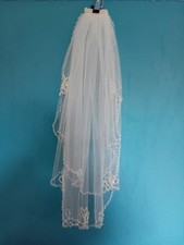 Ivory wedding veil 2 tier