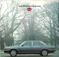 Audi 200 1981 UK Market Sales