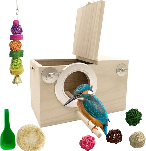 Parakeet breeding box - parakeet,
