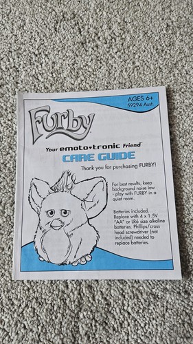 Furby care guide hasbro 2005 - guide,