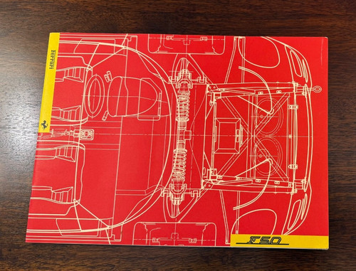 Ferrari f50 press kit brochure - f50,