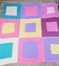 Handmade Crochet Blanket Throw