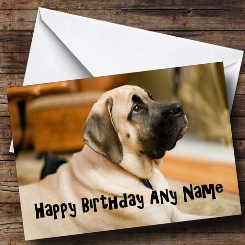 English mastiff personalised - english,