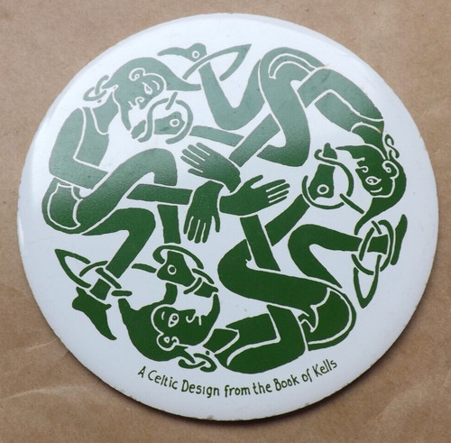 Celtic trivet tile - , green