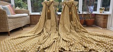 GOLD PATTERNED COTTON  LINED