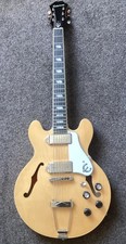Epiphone Casino Coupe Hollow Body Electric Guitar Pro Set Up Natural inc Bag