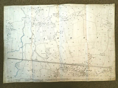 Kent old map plan - map,