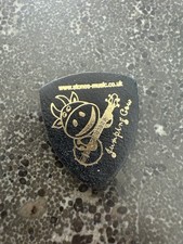 LEATHER PICK PLECTRUM - UKULELE BANJO & BASS - JUMPING COW - WARM SOUND - BLACK