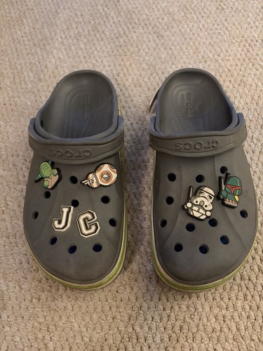 Crocs kids grey size used - crocs, 6