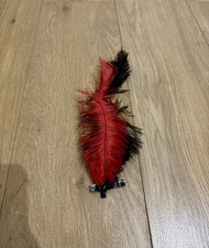 Black Red Feather showgirl