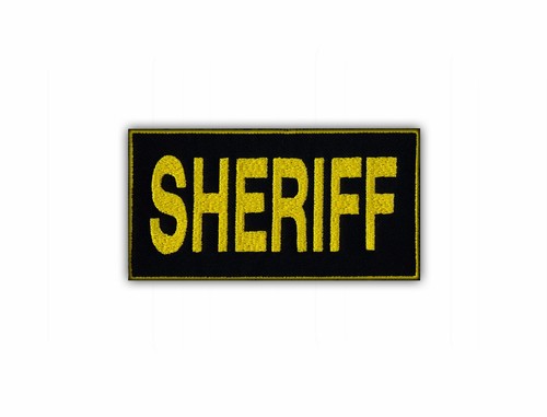 Sheriff small patch badge - sheriff,