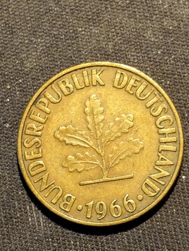 Germany pfenigs coin 1966 - 10,