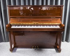 BLUTHNER MODEL A UPRIGHT PIANO MADE AROUND 2000 GLOSS MAHOGANY 5 YEAR GUARANTEE.