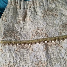 Bespoke one Gold Damask lined