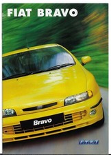 Fiat Bravo 1999-2002 UK Market Sales Brochure SX HLX HGT 80 100 115 155 TD