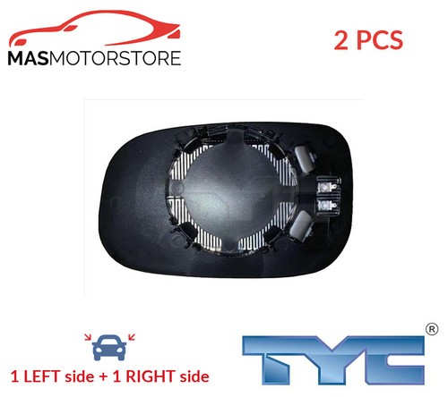 Rear view mirror glass pair - glass,
