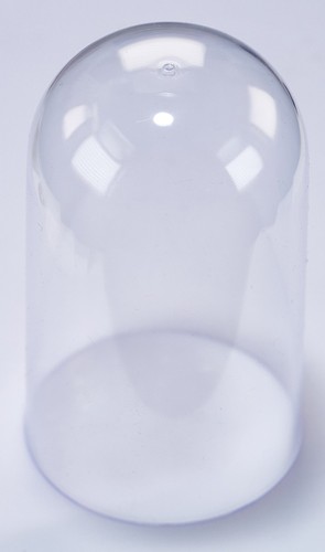 Large glass dome cover - cover, clock