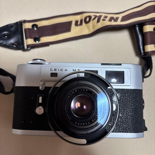 Leica camera with summilux - m5,