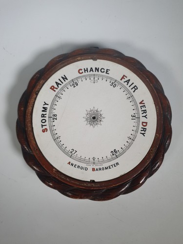 Antique aneroid barometer - antique,