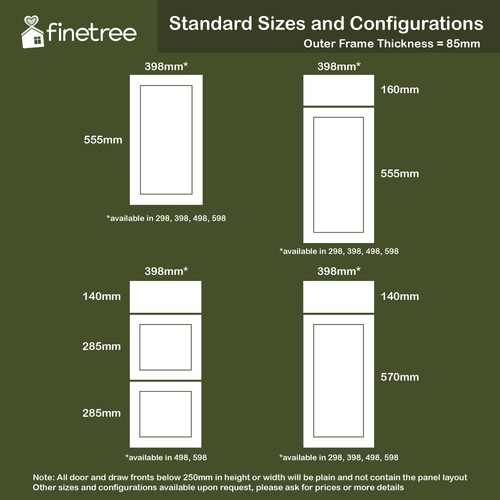 Mdf shaker replacement kitchen - mdf,