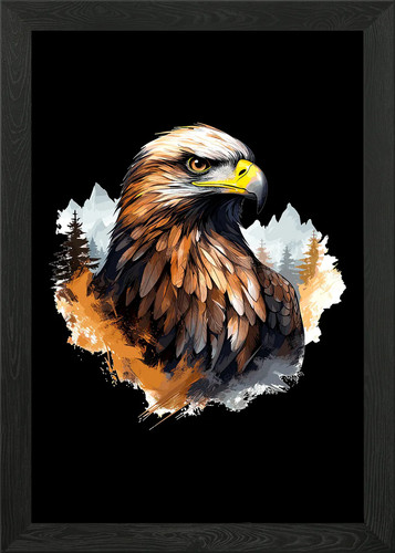 Bald eagle hunting adler - bald,