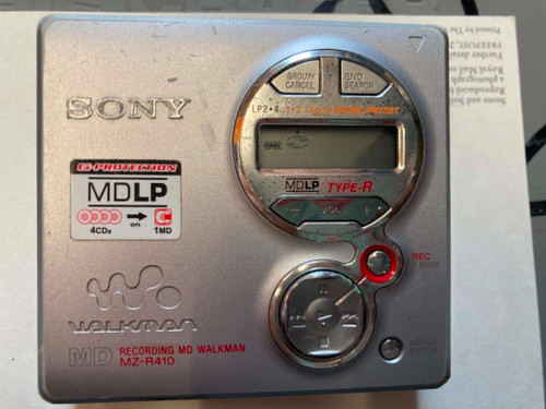 Sony r410 portable minidisc - sony, mz-r410