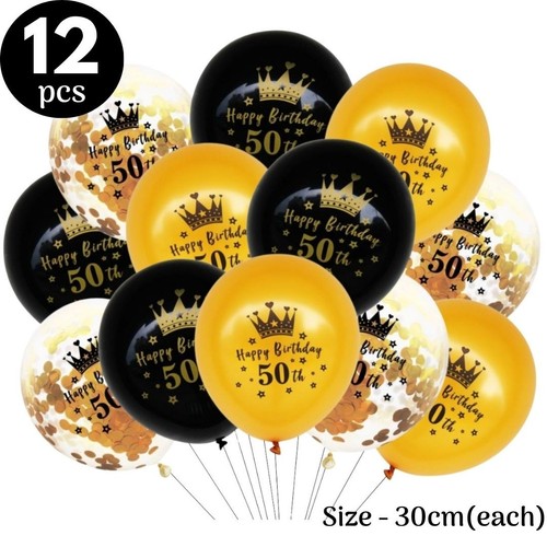50th birthday balloon black - balloon,