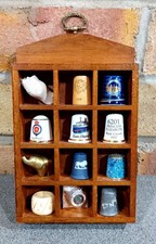 Thimble Display Case With 8