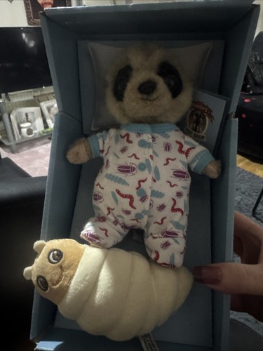 Meerkat baby oleg toy with - baby,