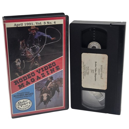 Rodeo video magazine vhs april - video,