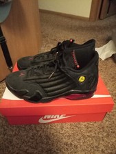 Men's Black And Red Jordans