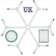 Bed Mattress Sheet Clips Holders Fasteners Grippers Straps Suspender Fitted UK